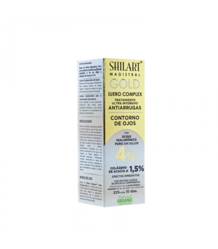 Suero Complex Gold Contorno de Ojos Antiarrugas · Shilart Magistral · 20ML