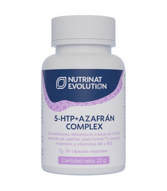 5 HTP Azafrán Complex · Nutrinat Evolution · 30 cápsulas