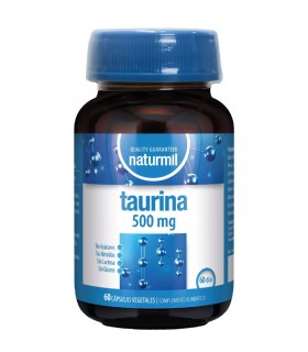 Taurina 500 mg · Naturmil · 60 cápsulas