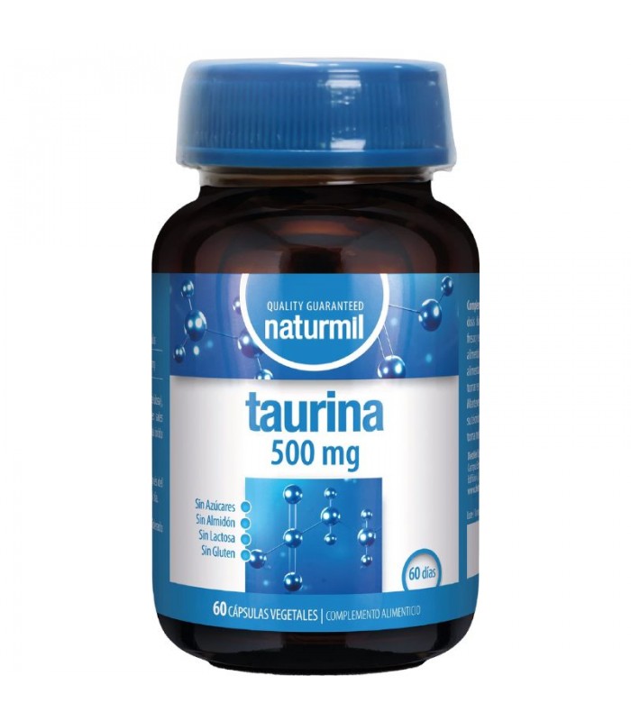 Taurina 500 mg · Naturmil · 60 cápsulas