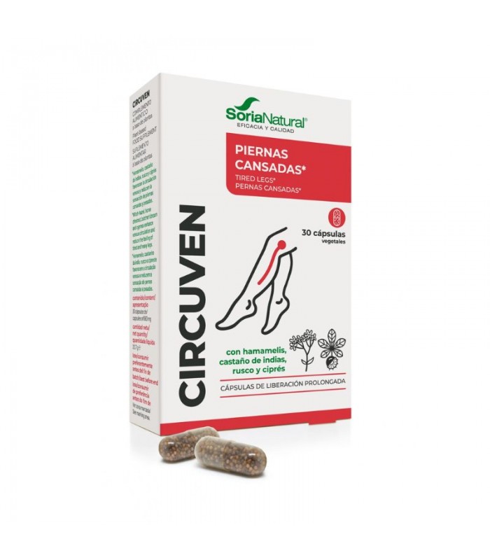 Circuven 19-C  Liberación Prolongada · Soria Natural · 30 Cápsulas