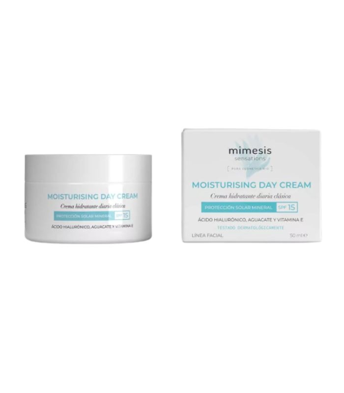 Crema de día hidratante intensiva SPF 15 · Mimesis Sensations · Herbora · 50 ml