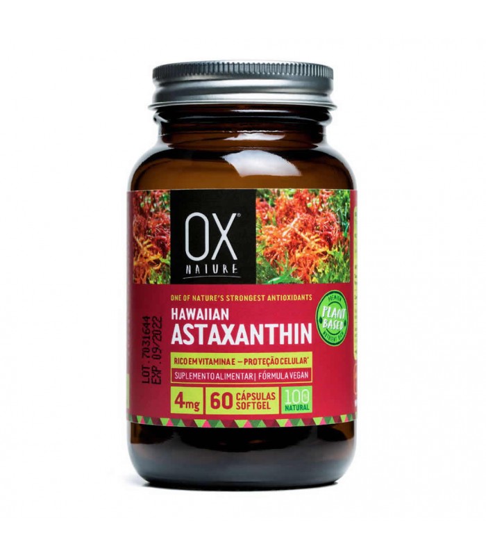 Hawaiian Astaxantina · El Oro de los Andes · 60 cápsulas