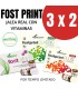 3 x 2 Fost Print · Soria Natural · 15 viales