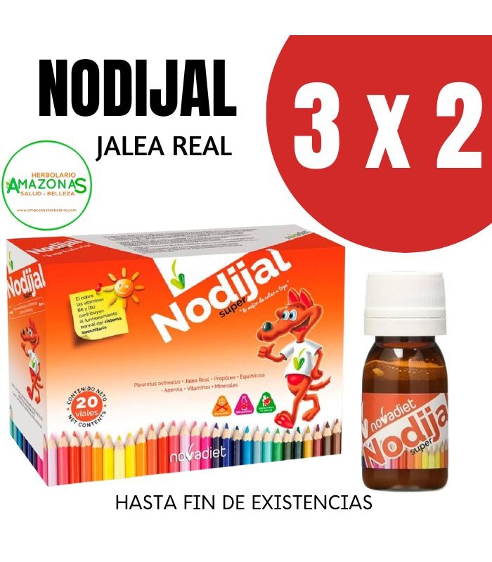 3 x 2 Nodijal Super Jalea Real · Novadiet · Ampollas de 10ml