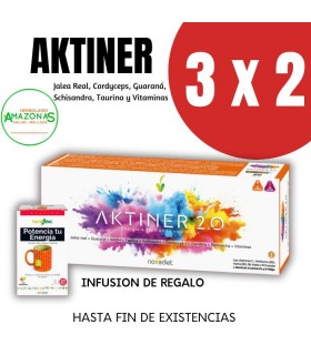 PROMO 3 x 2 Aktiner + Infusión Energia REGALO · Novadiet ·  20 Viales