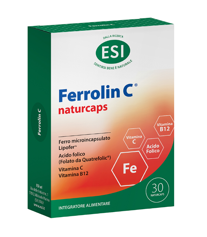 Ferrolin C Naturncaps · ESI · 30 cápsulas
