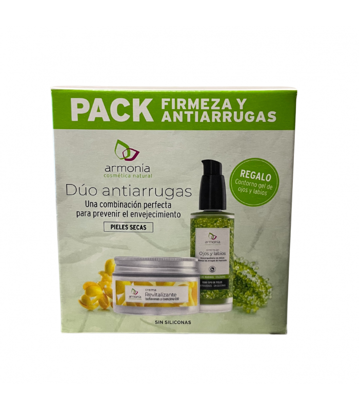 Pack antiarrugas crema y contorno de ojos · Armonia