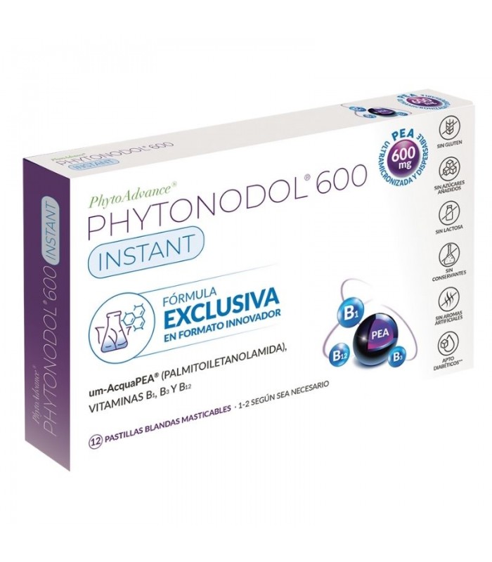 Phytonodol 600 Instant · Phytoadvance · 12 pastillas