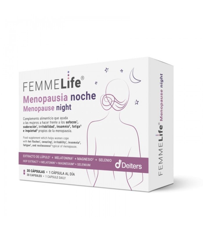 Menopausia noche FEMMELife · Deiters · 60 capsulas