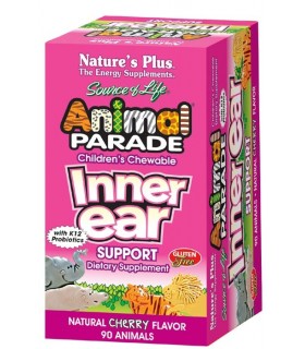 Probiótico niños · Animal Parade Inner Ear Nature´s Plus · 90 Comprimidos masticables