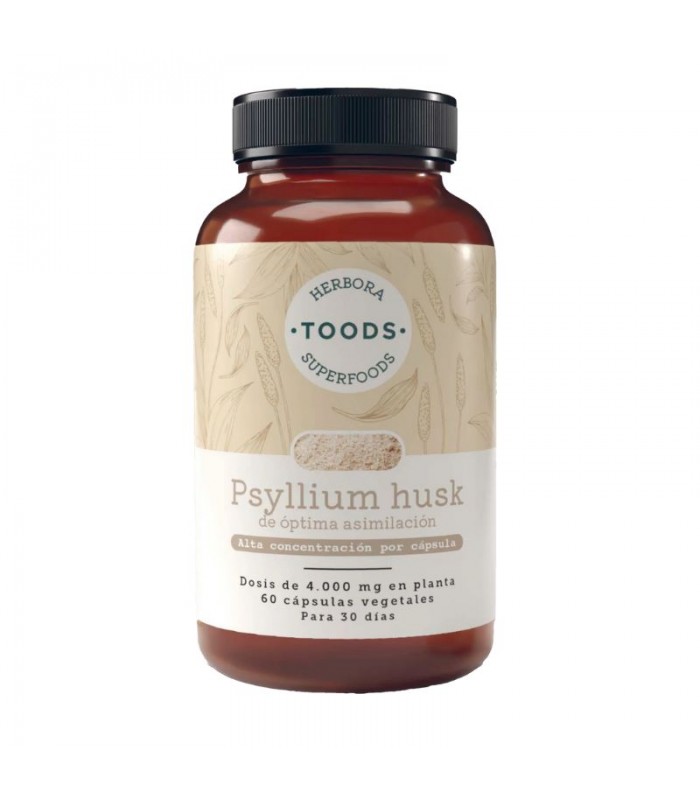 Psyllium Husk · Herbora · 60 cápsulas