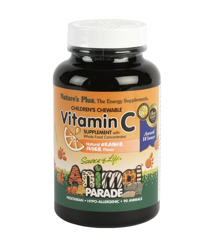 Vitamina C · Animal Parade Nature's Plus · 90 Comprimidos masticables
