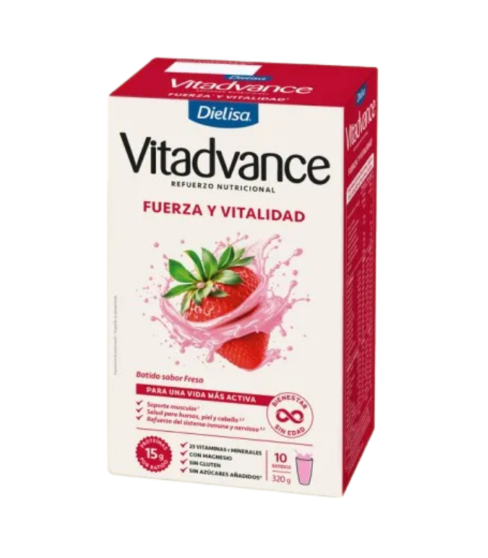 Vitadvance fresa · Dielisa · 10 sobres