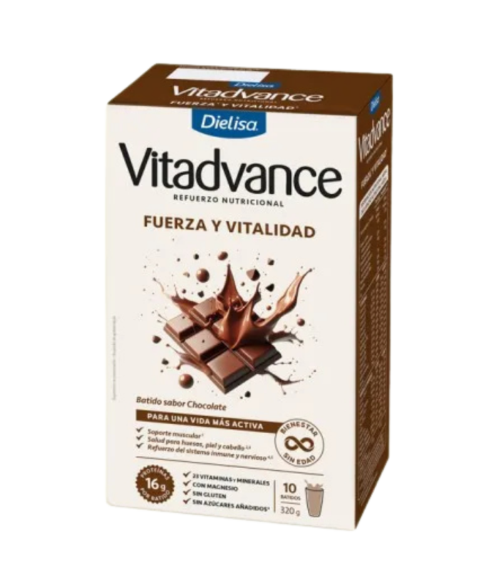 Vitadvance chocolate · Dielisa · 10 sobres