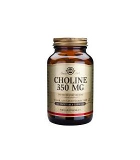 Colina 350 mg · Solgar · 100 Cápsulas vegetales