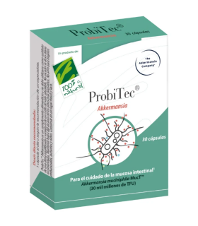 ProbiTec® Akkermansia · 100% Natural · 30 cápsulas