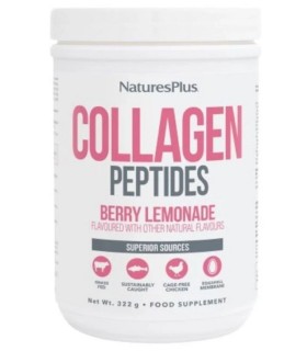 Collagen Peptides Berry Lemonade · Nature's Plus · 322 gramos
