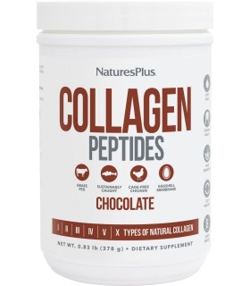 Collagen Peptides: Sabor Chocolate · Nature's Plus · 378 gramos