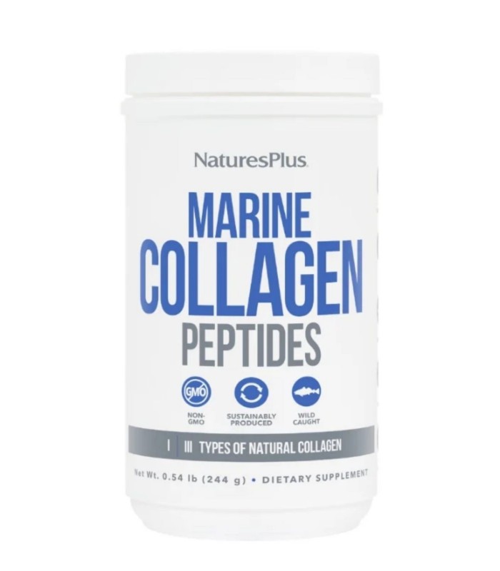 Marine Collagen Peptides · Nature's Plus · 244 gramos