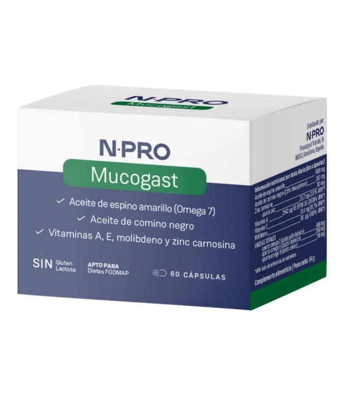 Mucogast · NPro Salud Intestinal · 60 cápsulas