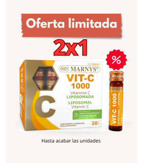 2x1Vitamina C-1000 liposomada. Marnys. 20 viales