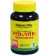 Vitamina D3 y K2 1000 IU · Nature´s Plus · 90 Cápsulas