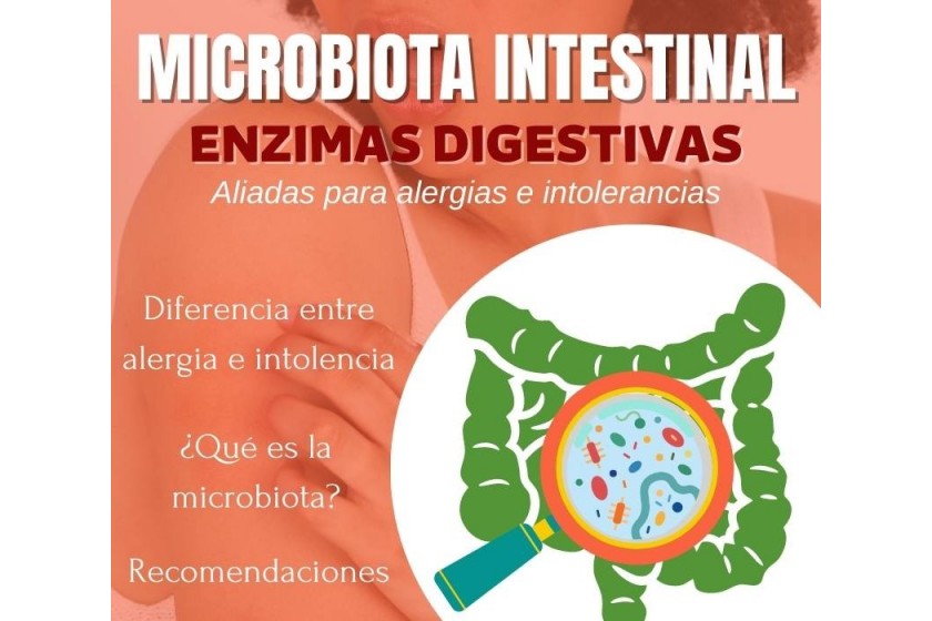 Microbiota intestinal y enzimas digestivas, aliadas para alergias e intolerancias